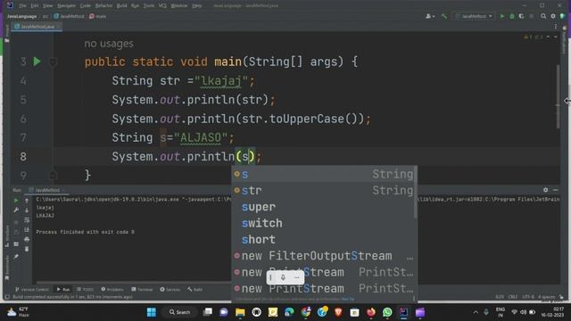String Method (toUpperCase() , toLowerCase() and trim() ) in Java смотреть онлайн