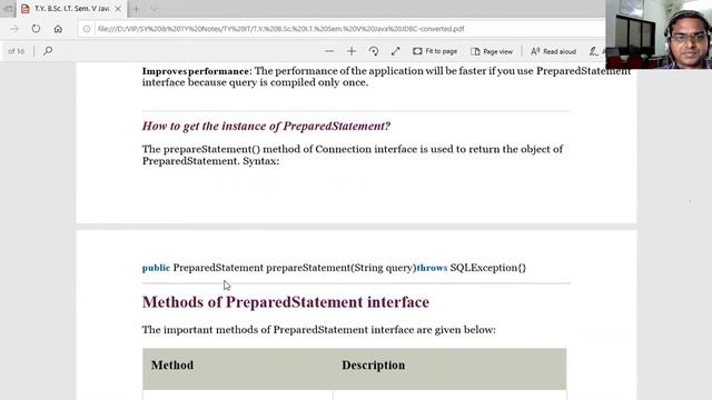 T Y I T Sem V Sub Ent Java Unit II JDBC Session Part II смотреть онлайн