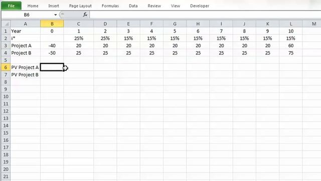 Lesson 4 video 3: NPV analysis considering discount rate change with time смотреть онлайн