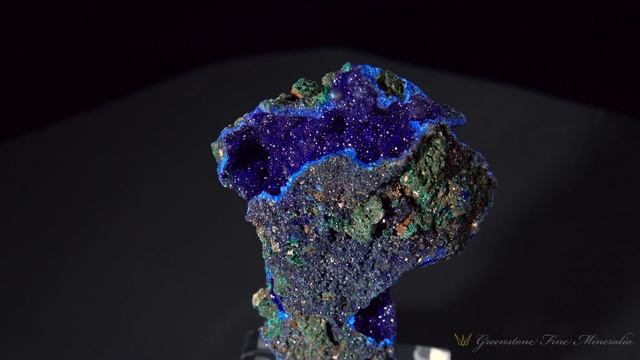 Azurite & Malachite Mineral Specimen from the Liufengshan Mine, China смотреть онлайн