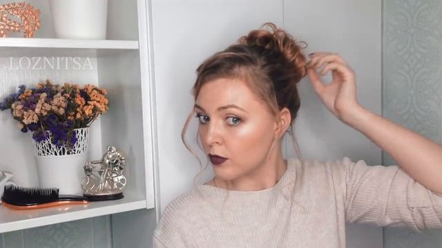 ⭐ ВЫСОКИЙ ПУЧОК ⭐ ЛЕГКАЯ и Красивая ВЕЧЕРНЯЯ Прическа на ВЫПУСКНОЙ/8 МАРТА ⭐ EASY UPDO HAIRSTYLE смотреть онлайн