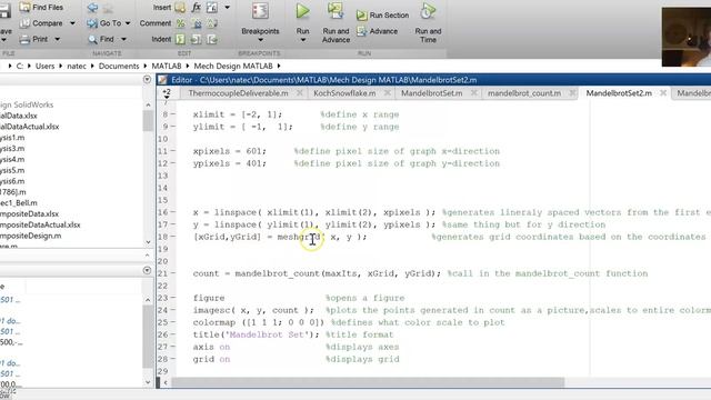 ME Lab Deliverable 7 - MATLAB Mandelbrot Plot смотреть онлайн