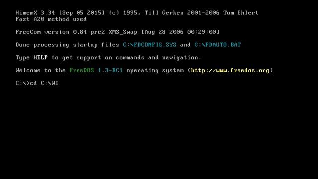 Installing Windows 3.0a in FreeDOS смотреть онлайн