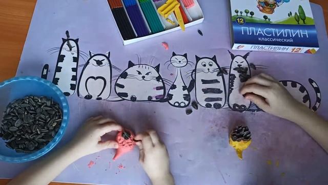 Ёжик из пластилина и семечек смотреть онлайн