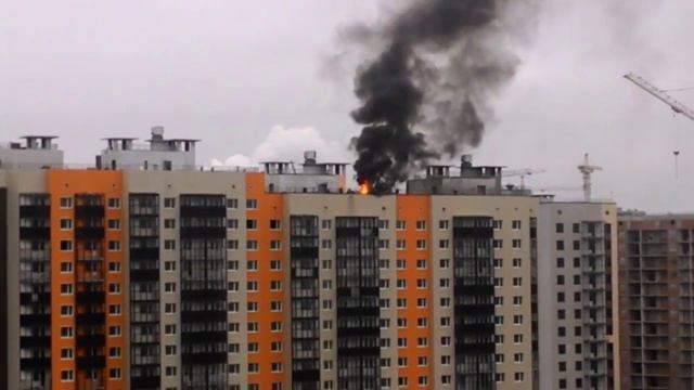 Пожар в Девяткино Мурино 2016 03 15 vk.com/v9kino смотреть онлайн