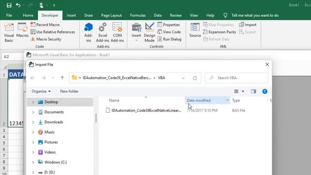 How to Create Code 39 Barcodes in Excel using the Excel Barcode Generator смотреть онлайн