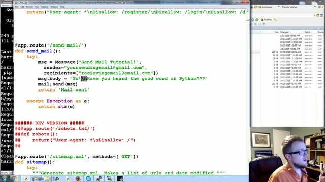 Flask Mail - Flask Web Development with Python 29 смотреть онлайн