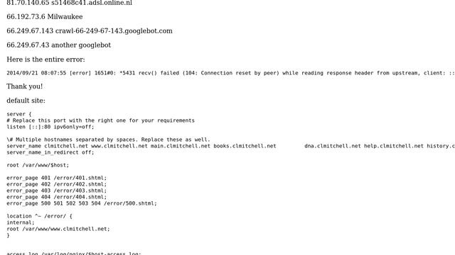 DevOps & SysAdmins: Mysterious Upstream Client ::ffff:81.70.140.65...changes on each error смотреть онлайн
