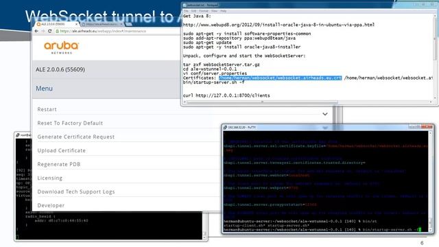 Analytics and Location Engine (ALE) WebSocket Tunnel (part 2) смотреть онлайн
