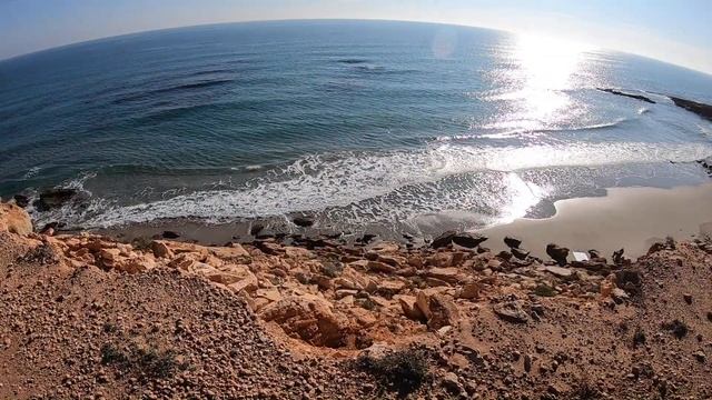 Playa Flamenca to Punta Prima, Orihuela Costa, Spain. Sunday Morning Rough Ground Walking Tour ?? смотреть онлайн
