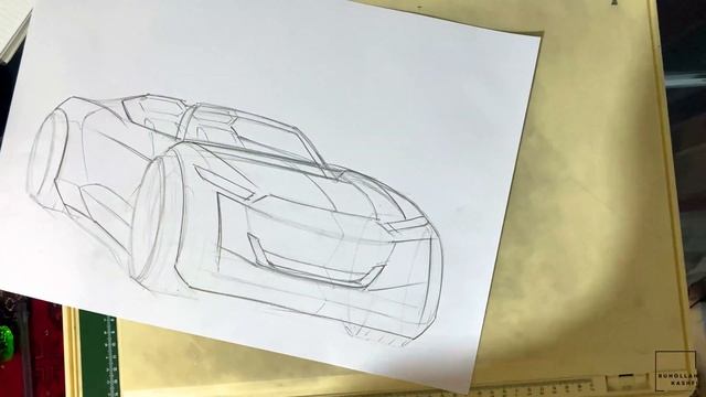 Sketch 24 (full video)/How to sketch a car смотреть онлайн