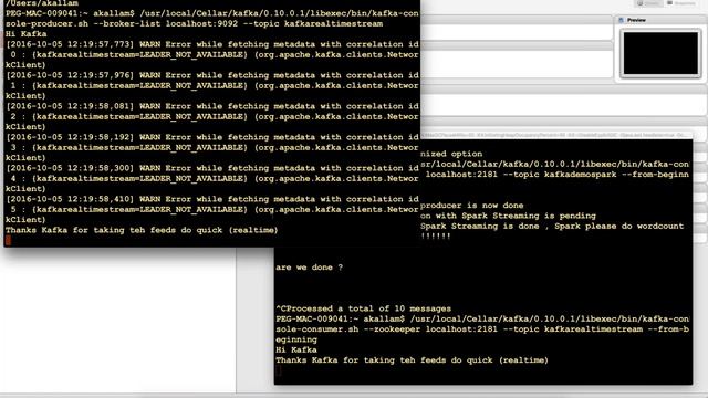 Apache Kafka - Spark Streaming With Brew (DevOps) смотреть онлайн