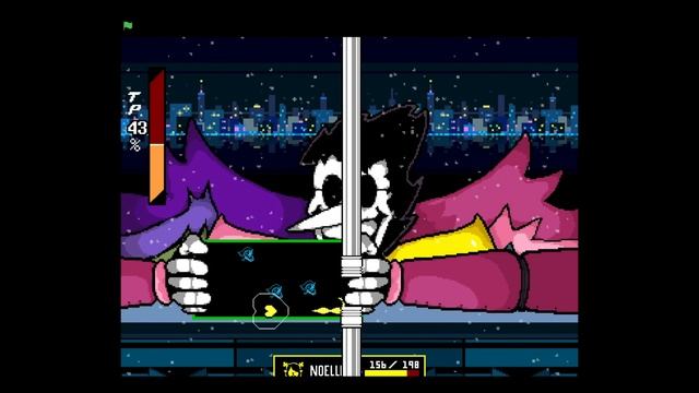 Ноэлль против Гига Спамтона без предметов : Фан-игра Дельтарун смотреть онлайн