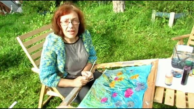 Мастер-класс по батику. 2 часть. Горячий батик. смотреть онлайн