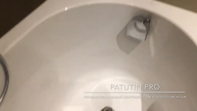 Работа системы слива-перелива-налива Hansgrohe Exafill S 58113000 смотреть онлайн