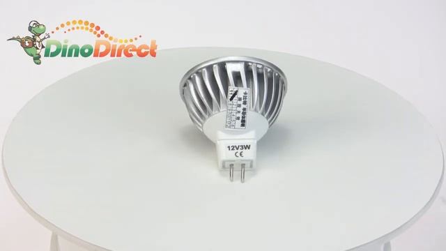Kabit MR16 12V 3W 3LED 2800-3300K Aluminum Lamp Cup Intort LED Light Bulb from Dinodirect.com смотреть онлайн