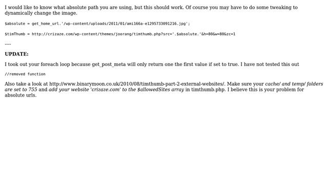 Wordpress: TImthumb not working for absolute path (5 Solutions!!) смотреть онлайн