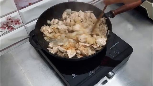 Индейка грудка в азиатском стиле с апельсином, имбирём и устричным соусом смотреть онлайн