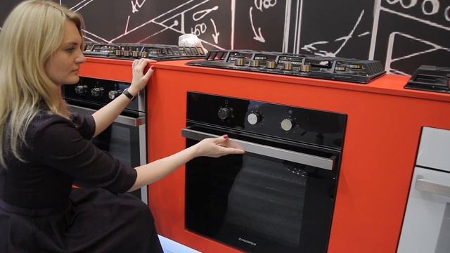 Электрический духовой шкаф Maunfeld MEOF 676B черный смотреть онлайн