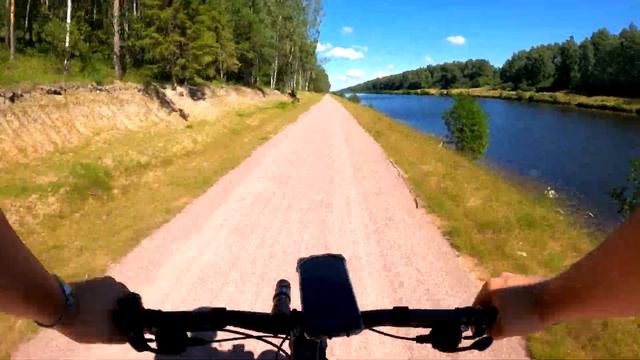 Вело1 Velo1 Яхрома - Дубна за 18 минут таймлапс 2022