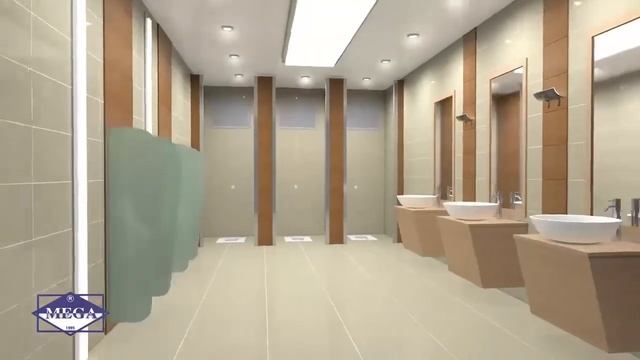 Встроенный нажимной кран с таймером и двойным смывом для чаши Генуя Mega MM.302001.7129 смотреть онлайн