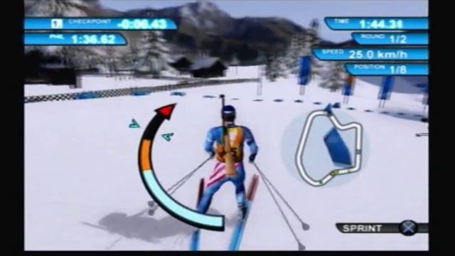 Winter Sports 2: The Next Challenge (PS2) Biathlon смотреть онлайн