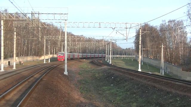 Электропоезд ЭД4М-0367 "Экологический поезд" смотреть онлайн