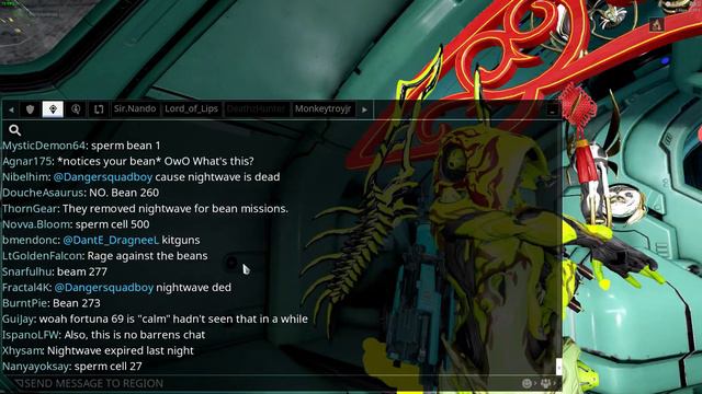 Warframe: Bean Chat ( got chat ban in the end) смотреть онлайн
