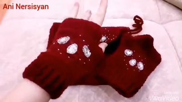 Сумочка и митенки крючком (Ани Нерсисян) смотреть онлайн