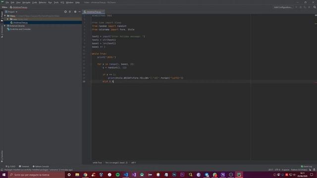 Create a Christmas Tree with Python - PyCharm Python - Tutorial #12 смотреть онлайн