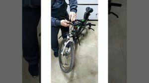 Установка мотоциклетной ручки газа на электровелосипед с мотором Бафанг