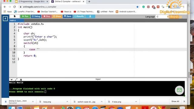 18 C Switch Case Statement | Online Training Download app from below link смотреть онлайн