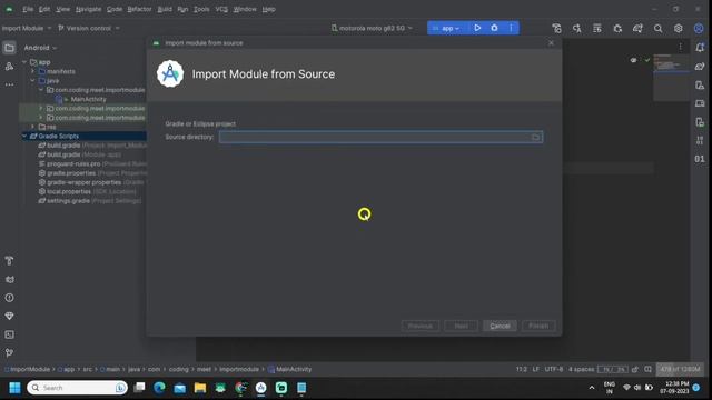How to Import Module to Existing Project in Android Studio Kotlin смотреть онлайн