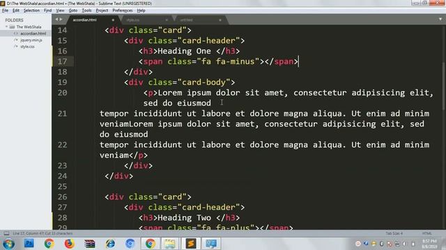 Animated accordion with plus minus icon using html css jquery смотреть онлайн