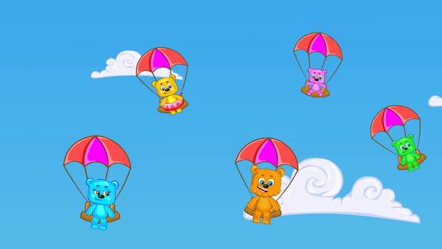 Конфетные мишки на море ʕ•ᴥ• ʔ Новые серии. Мультик для малышей. Детские песни - Фингер фэмели смотреть онлайн