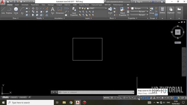 CARA SETTING OBJECT SNAP AUTOCAD смотреть онлайн