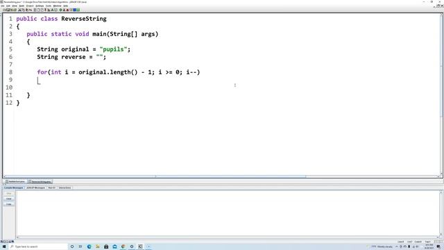 Reverse A String (Java Tutorial) смотреть онлайн