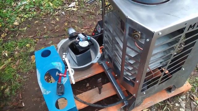 Обзор масляной печки MTE. Печь на отработанном масле смотреть онлайн