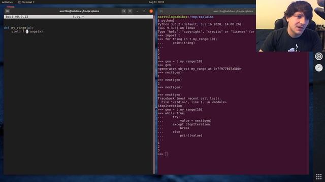 generator basics (+typing) (beginner - intermediate) anthony explains #077 смотреть онлайн