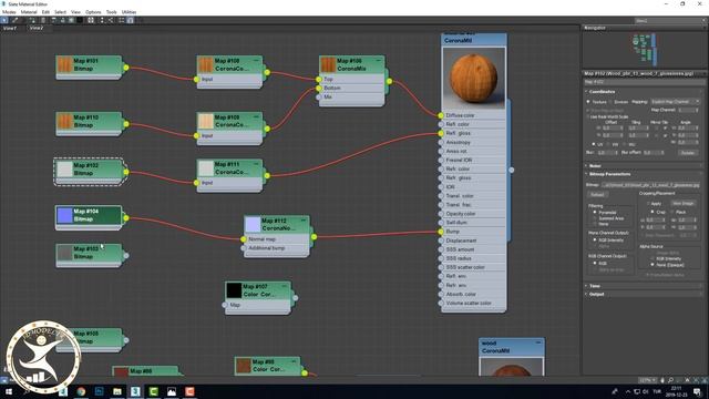 How To Create Realistic PBR Wood Corona Material In 3ds Max Tips #vray_Material смотреть онлайн
