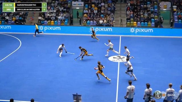 Finale Volvo E.R.B.Final4 Hallenhockey Herren Harvestehuder THC:Club An Der Alster 5.2.23 Highlight
