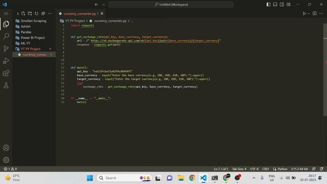 How to Create Currency Converter in Python: Python Project Tutorial [2023] | Dev Duniya | #devduniy смотреть онлайн