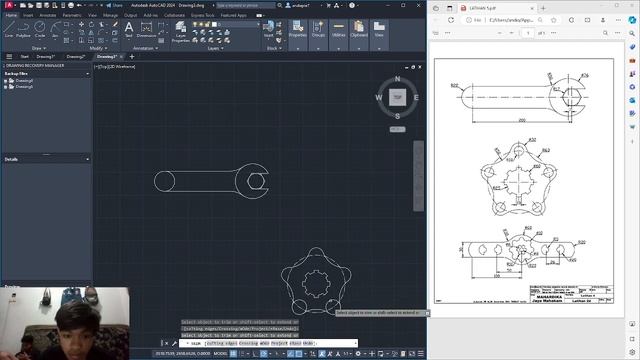 AUTOCAD 2D LATIHAN 5 смотреть онлайн
