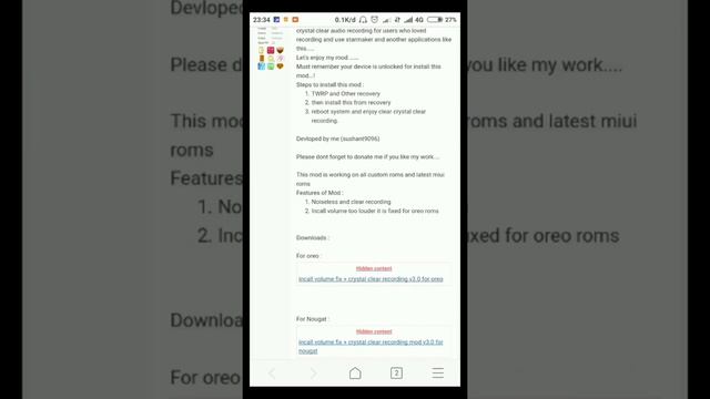 FIX Bad Voice Recording Smule & Starmaker Redmi 4x (Santoni) смотреть онлайн