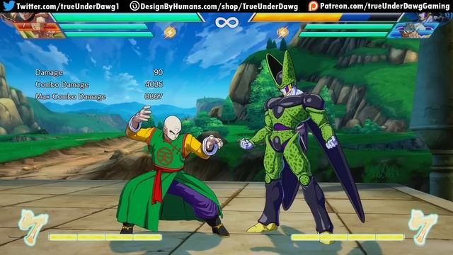 Dragon Ball FighterZ - TIEN 100% Combo Tutorial - Touch of Death! смотреть онлайн