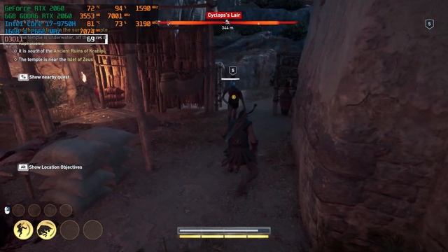 Laptop Gaming Lenovo Legion Y540 RTX2060 - Assassin's Creed Odyssey Gameplay & FPS смотреть онлайн