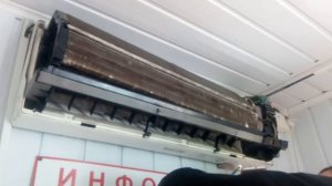 демонтаж вентилятора внутреннего блока кондиционера