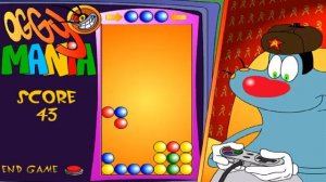 Oggy And The Cockroaches Mania  | Tetris Game Episode