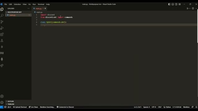 How to make a Multipurpose discord bot using Python (discord.py) | Part 1 смотреть онлайн