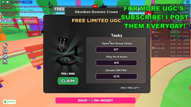 How To Get Obsidian Domino Crown in Earn and Donate (ROBLOX FREE LIMITED UGC ITEMS) смотреть онлайн